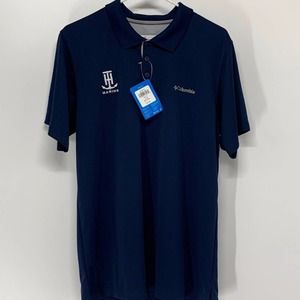 COLUMBIA  Marine Logo Blue Polo Shirt | SIZE LARGE NWT